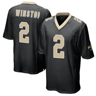 New Orleans Saints Youth Jameis Winston Game Team Color Jersey - Black