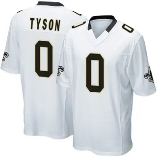 New Orleans Saints Youth Jordyn Tyson Game Jersey - White