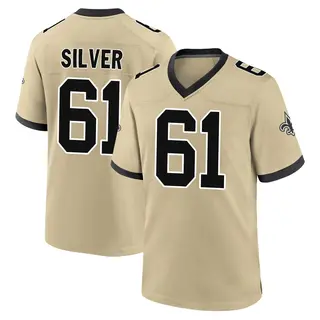 New Orleans Saints Youth Keeshawn Silver Game day s Alternate Jersey - Gold
