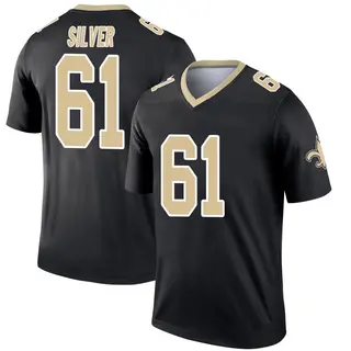 New Orleans Saints Youth Keeshawn Silver Legend Jersey - Black