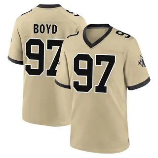 New Orleans Saints Youth Khristian Boyd Game day s Alternate Jersey - Gold