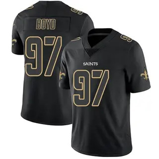 New Orleans Saints Youth Khristian Boyd Limited Jersey - Black Impact