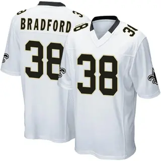 New Orleans Saints Youth Millard Bradford Game Jersey - White