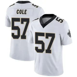 New Orleans Saints Youth Myles Cole Limited Vapor Untouchable Jersey - White