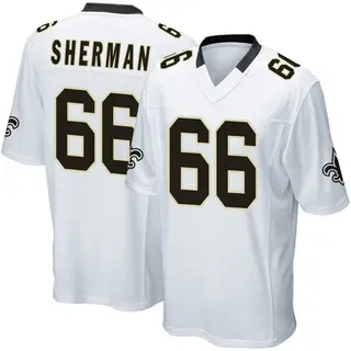 New Orleans Saints Youth Will Sherman Game Jersey - White