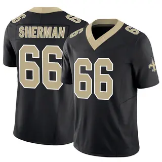 New Orleans Saints Youth Will Sherman Limited Vapor F.U.S.E. Jersey - Black