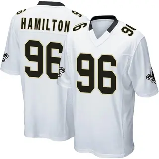 New Orleans Saints Youth Woodrow Hamilton Game Jersey - White