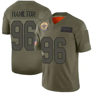 New Orleans Saints Youth Woodrow Hamilton Limited 2019 Salute to Service Jersey - Camo