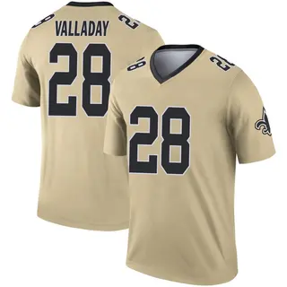New Orleans Saints Youth Xazavian Valladay Legend Inverted Jersey - Gold
