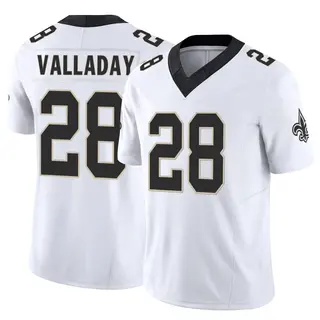 New Orleans Saints Youth Xazavian Valladay Limited Vapor F.U.S.E. Jersey - White