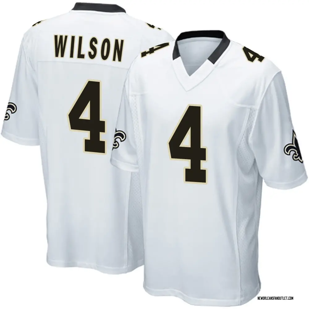 New Orleans Saints Youth Zach Wilson Game Jersey - White