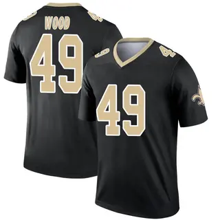 New Orleans Saints Youth Zach Wood Legend Jersey - Black