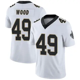 New Orleans Saints Youth Zach Wood Limited Vapor Untouchable Jersey - White