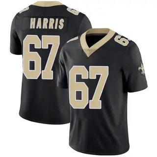 New Orleans Saints Youth Zxavian Harris Limited Team Color Vapor Untouchable Jersey - Black