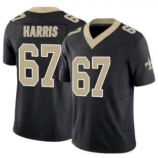 New Orleans Saints Youth Zxavian Harris Limited Vapor F.U.S.E. Jersey - Black
