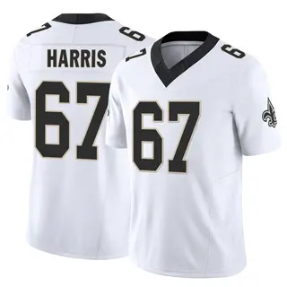 New Orleans Saints Youth Zxavian Harris Limited Vapor F.U.S.E. Jersey - White